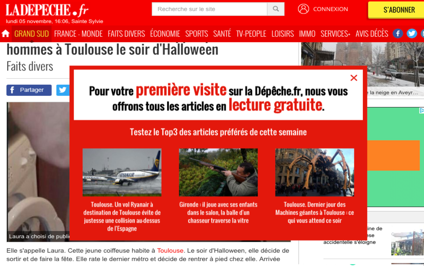 La dépêche